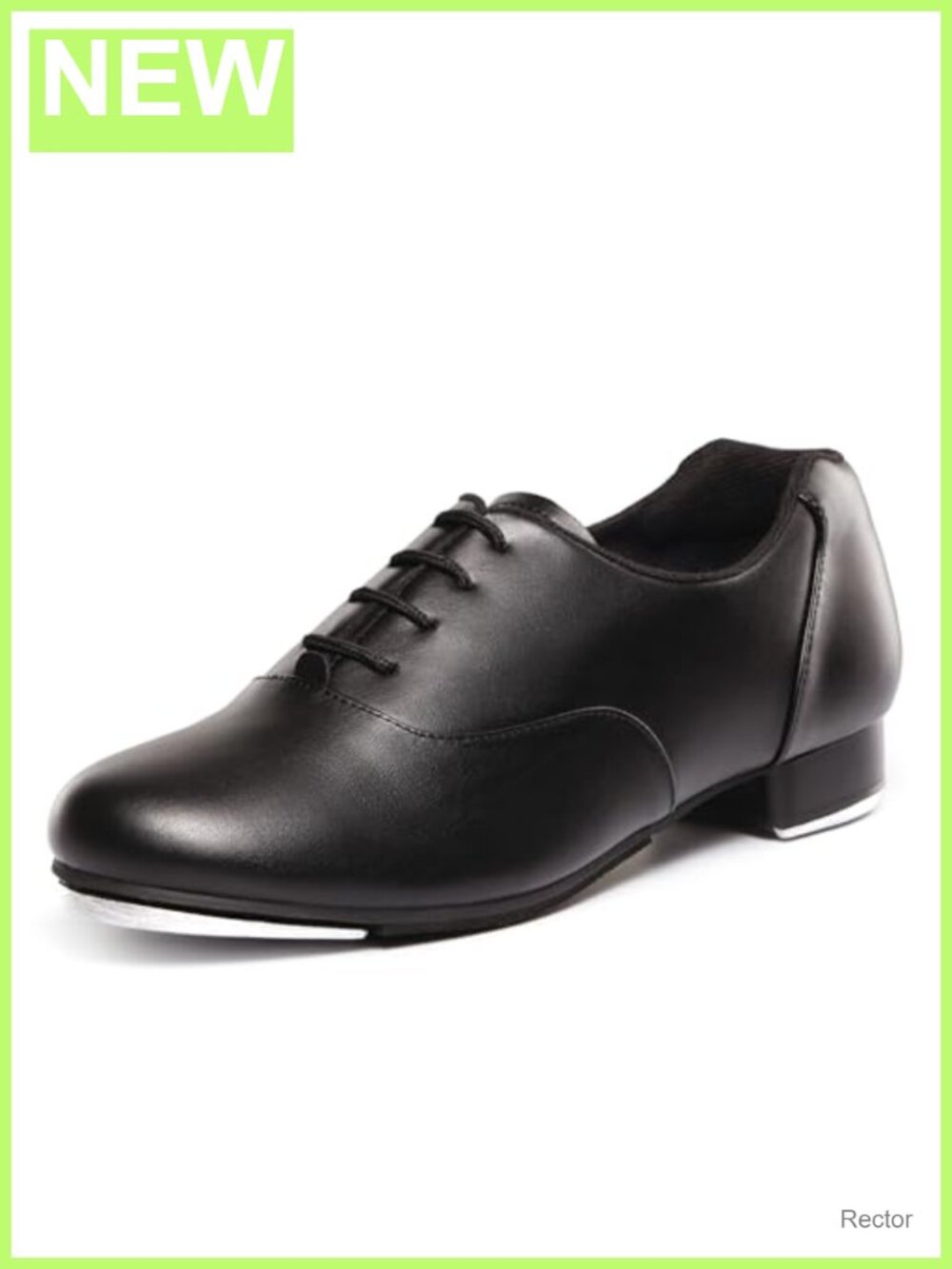 Unisex Soft PU Leather Lace Up Tap Dance Shoes for Women and Men